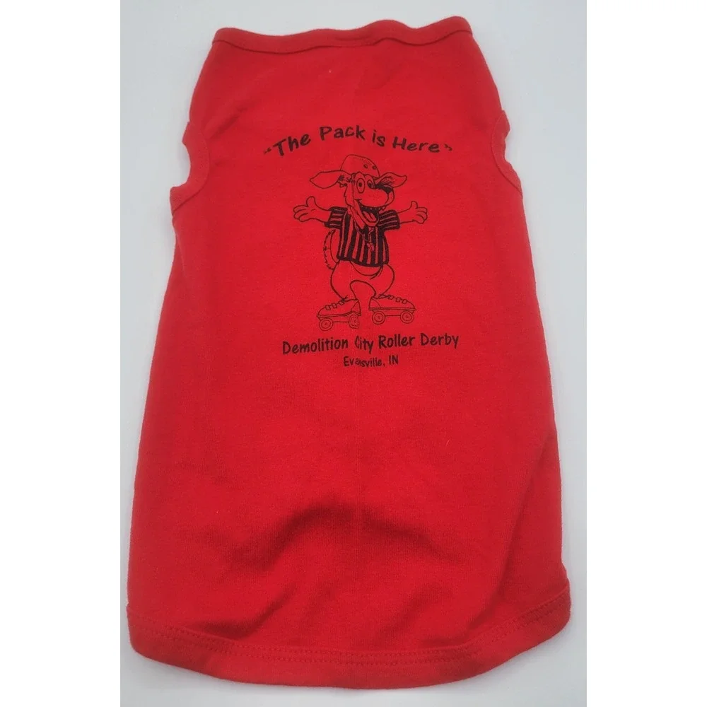 Demolition City Roller Derby Dog apperal Shirt Graphic Tank Top Evansville IN